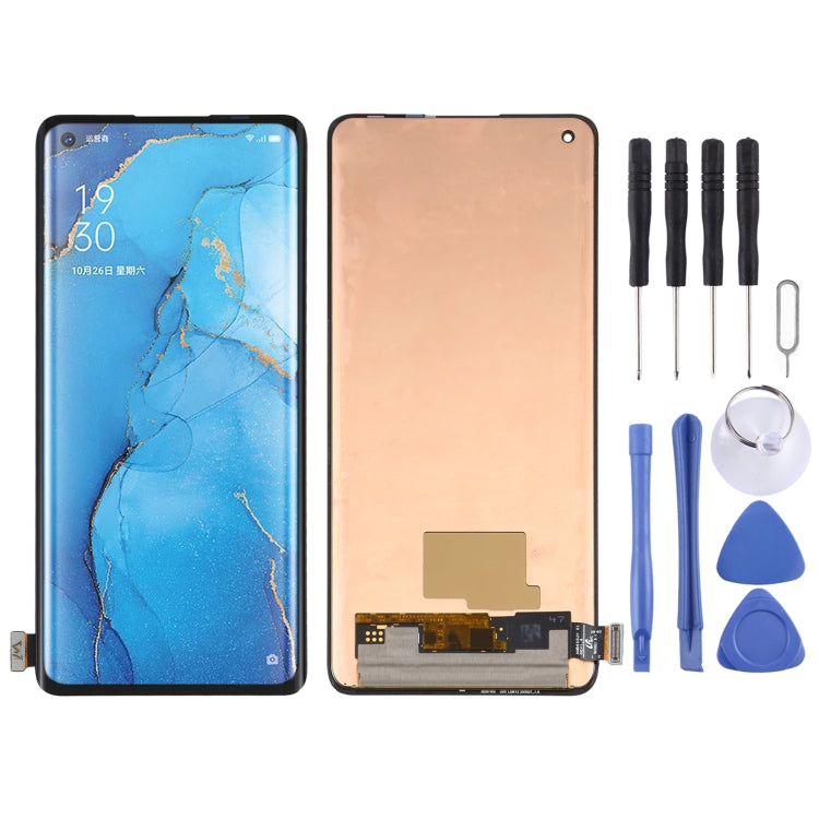 Original AMOLED Material LCD Screen and Digitizer Full Assembly for OPPO Reno 3 Pro 5G / Find X2 Neo CPH2009