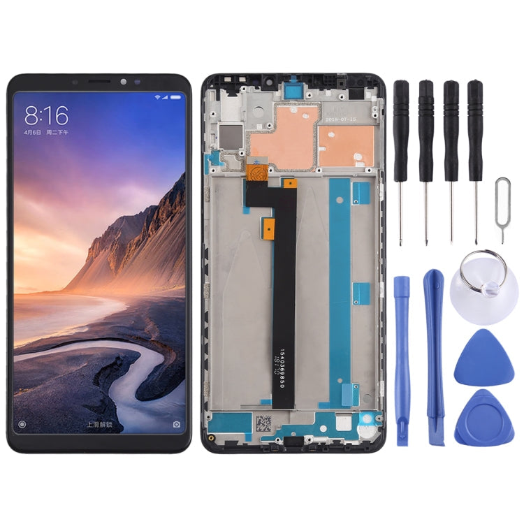 LCD Screen and Digitizer Full Assembly with Frame for Xiaomi Mi Max 3 My Store