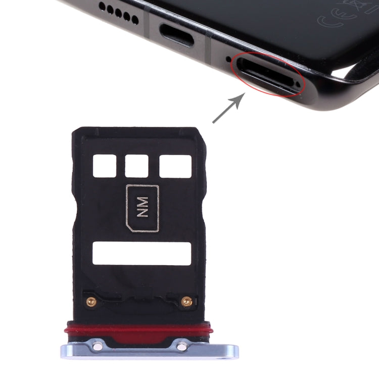 SIM Card Tray + NM Card Tray for Huawei P30 Pro