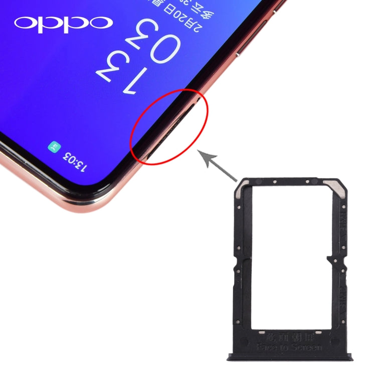 For OPPO Reno3/K7 5G/Find X2 Lite SIM Card Tray + SIM Card Tray