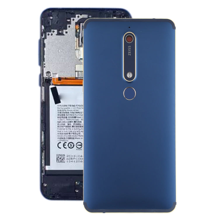 Battery Back Cover with Camera Lens & Side Keys & Fingerprint Sensor for Nokia 6.1 / 6 (2018) / 6 (2nd Gen) My Store