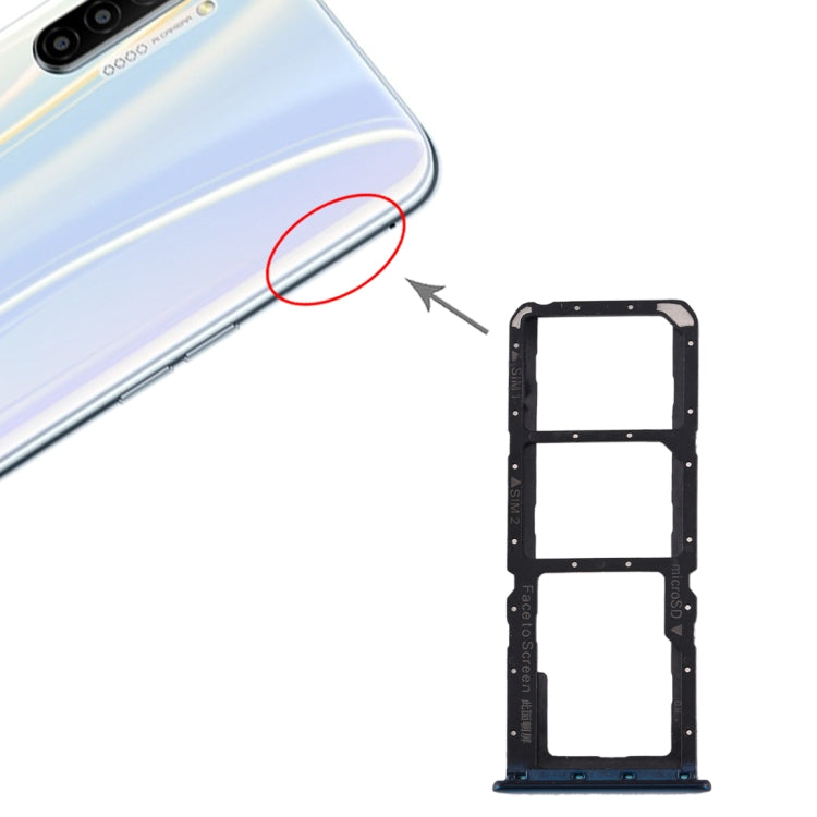 For Realme X2 SIM Card Tray + SIM Card Tray + Micro SD Card Tray My Store