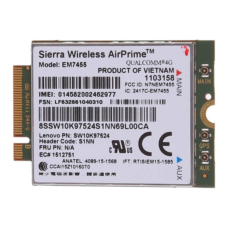 EM7455 Sierra Wireless FDD/TDD LTE Cat6 4G Module, 4G CARD for Lenovo laptop ThinkPad P50 P50S P40 Yoga L460 T460 T460P T460S My Store