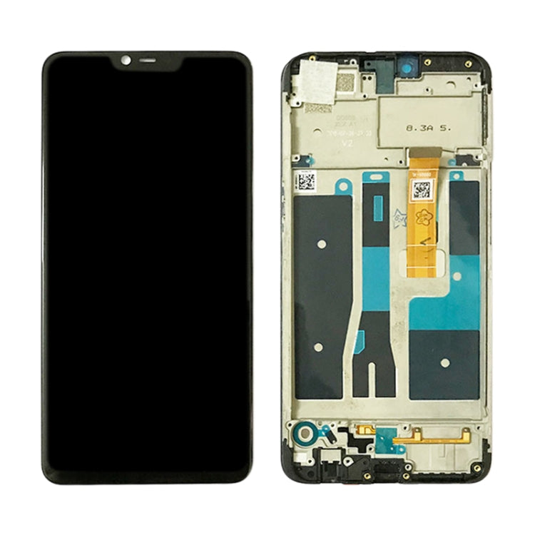 LCD Screen and Digitizer Full Assembly with Frame for OPPO A5 / A3s (High Version) My Store