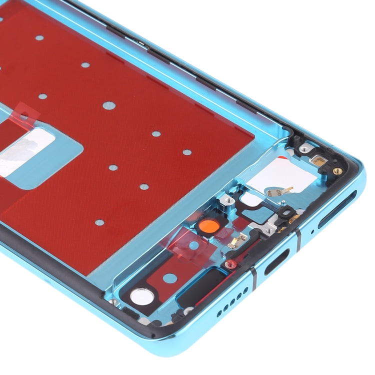 Front Housing LCD Frame Bezel Plate with Side Keys for Huawei P30 Pro