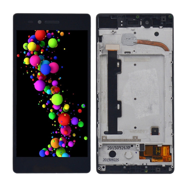 LCD Screen and Digitizer Full Assembly with Frame for Lenovo Vibe Shot / Z90