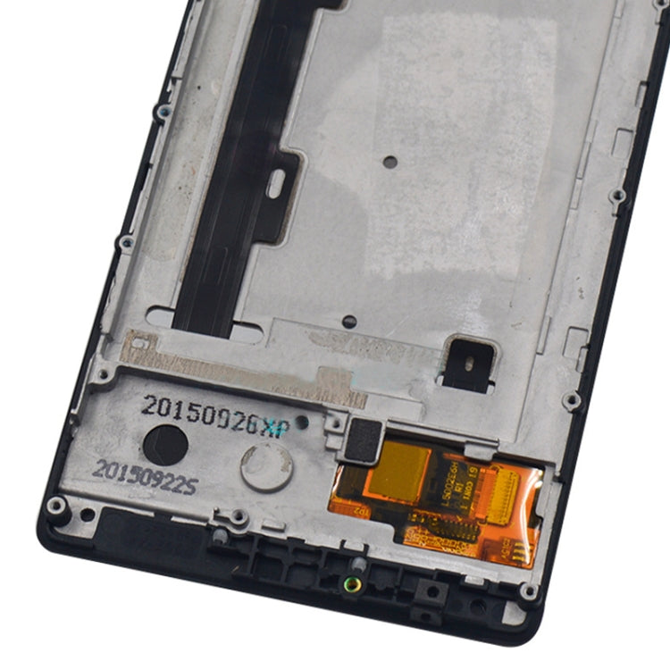 LCD Screen and Digitizer Full Assembly with Frame for Lenovo Vibe Shot / Z90