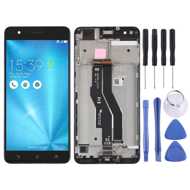 LCD Screen and Digitizer Full Assembly with Frame for Asus Zenfone 3 Zoom ZE553KL My Store