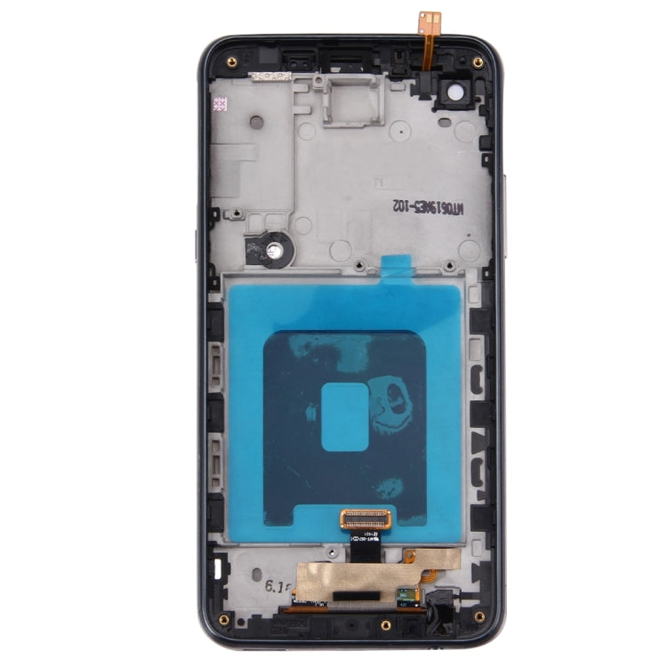 for LG X Screen / K500 LCD Screen and Digitizer Full Assembly with Frame