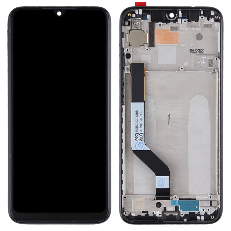 LCD Screen and Digitizer Full Assembly with Frame for Xiaomi Redmi Note 7 / Redmi Note 7 Pro