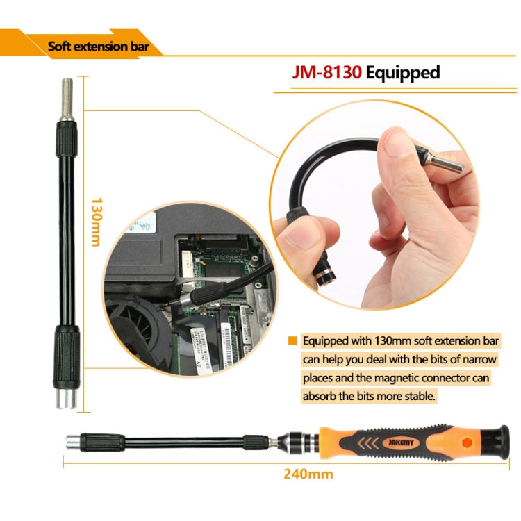 JAKEMY JM-8130 45 in 1 Interchangeable Magnetic Precision Screwdriver Set My Store