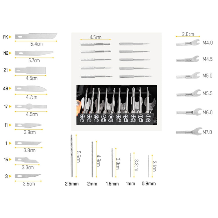 JAKEMY JM-8158 34 in 1 Multipurpose Screwdriver Set Hardware Repair Tool My Store