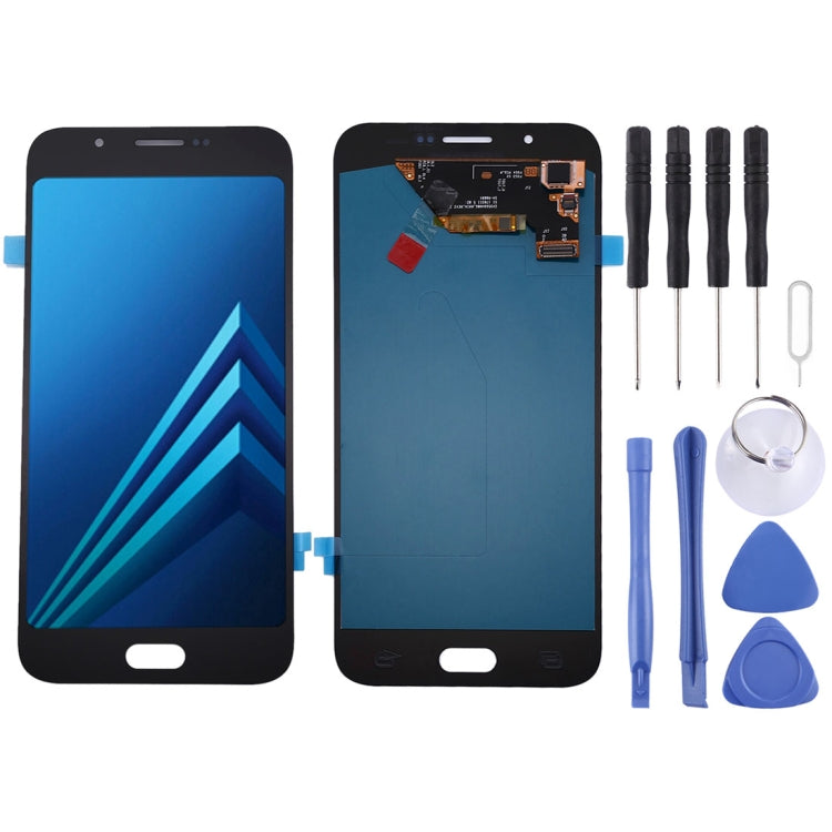 Oled Material LCD Screen and Digitizer Full Assembly for Galaxy A8