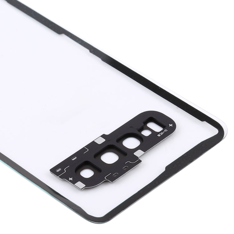 For Samsung Galaxy S10 G973F/DS G973U G973 SM-G973 Transparent Battery Back Cover with Camera Lens Cover