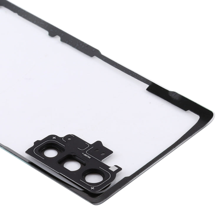 For Samsung Galaxy Note 10 N970 N9700 Transparent Battery Back Cover with Camera Lens Cover