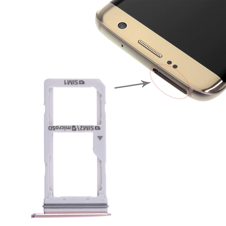 For Galaxy S7 Edge 2 SIM Card Tray / Micro SD Card Tray My Store