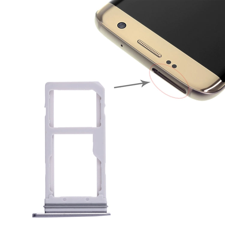 For Galaxy S7 Edge 2 SIM Card Tray / Micro SD Card Tray My Store