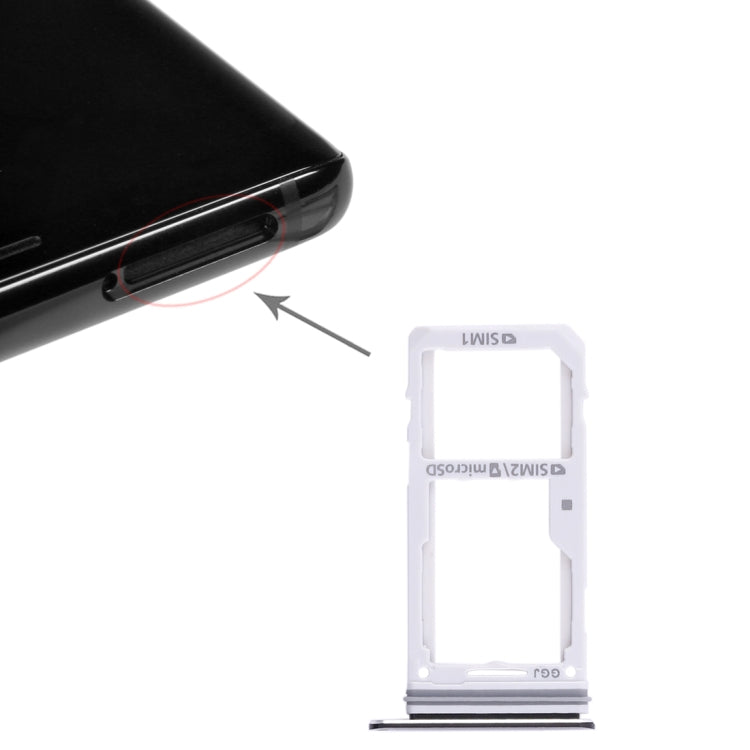 For Galaxy Note 8 2 SIM Card Tray / Micro SD Card Tray My Store