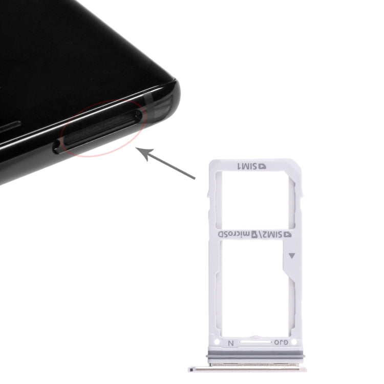 For Galaxy Note 8 2 SIM Card Tray / Micro SD Card Tray My Store