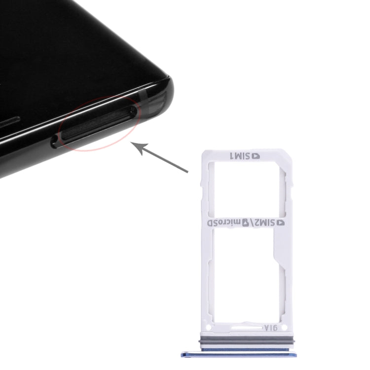 For Galaxy Note 8 2 SIM Card Tray / Micro SD Card Tray