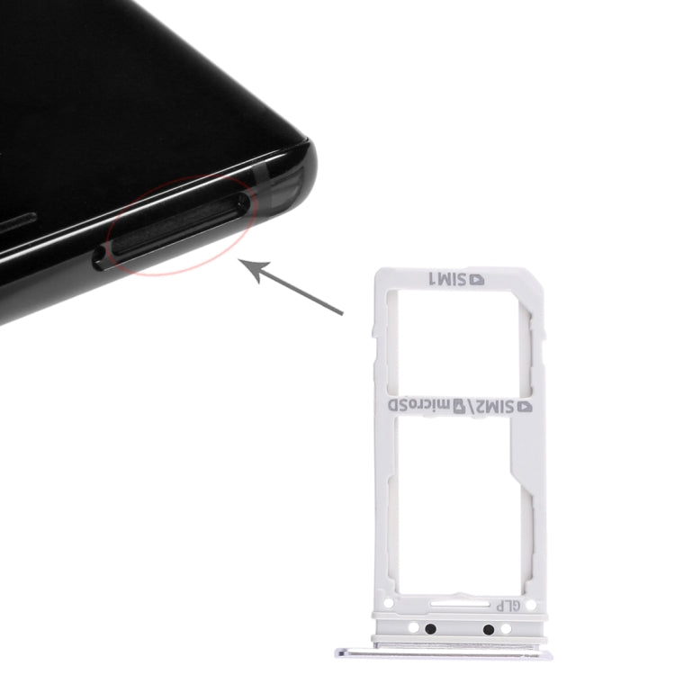 For Galaxy Note 8 2 SIM Card Tray / Micro SD Card Tray My Store