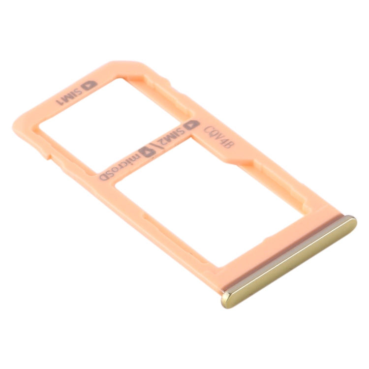 For Samsung Galaxy A60 SIM Card Tray + SIM Card Tray / Micro SD Card Tray