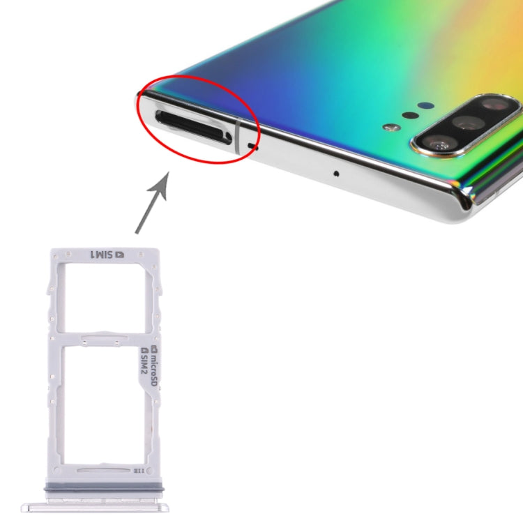 For Samsung Galaxy Note10+ SIM Card Tray + SIM Card Tray / Micro SD Card Tray My Store