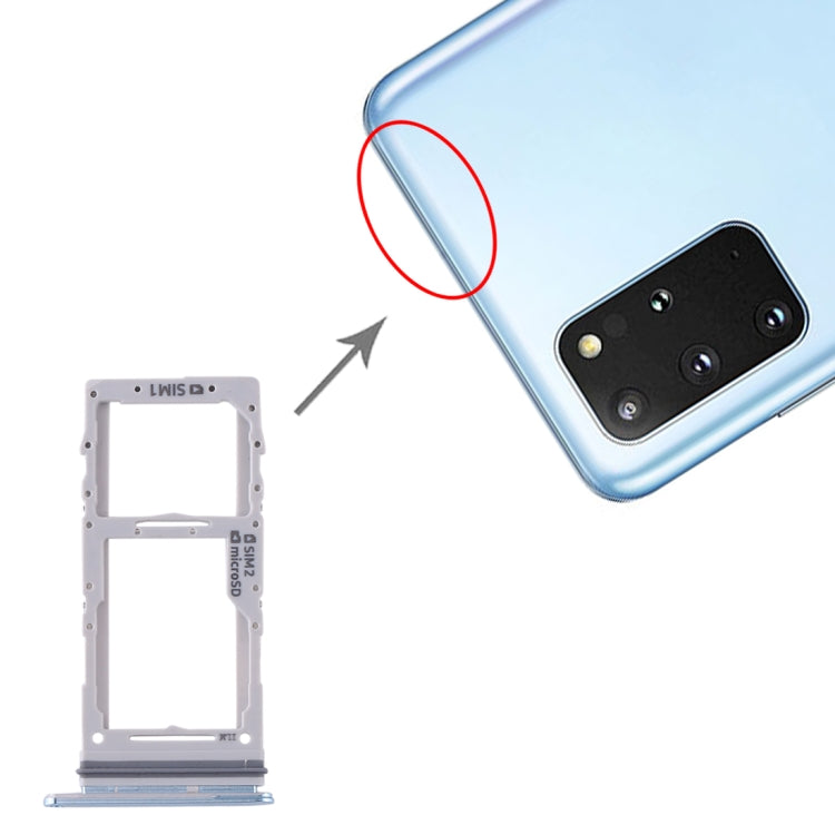 For Samsung Galaxy S20+ / Galaxy S20 Ultra SIM Card Tray + SIM Card Tray / Micro SD Card Tray My Store