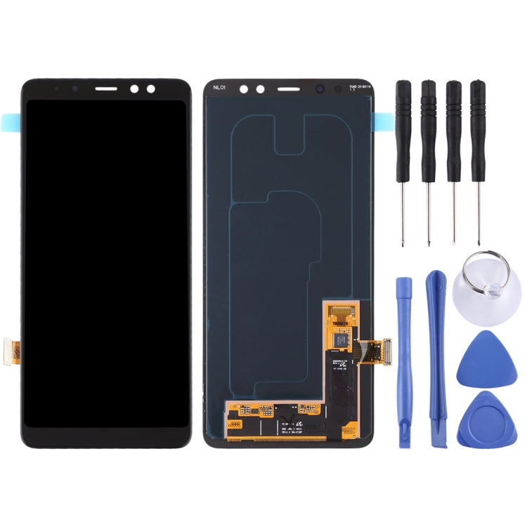 Original LCD Screen and Digitizer Full Assembly for Galaxy A8+ (2018) / A730