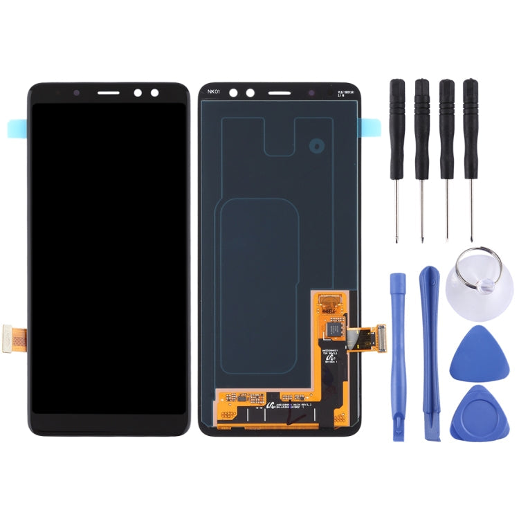 AMOLED LCD Screen for Galaxy A8 (2018) / A5 (2018) / A530 with Digitizer Full Assembly (Black)