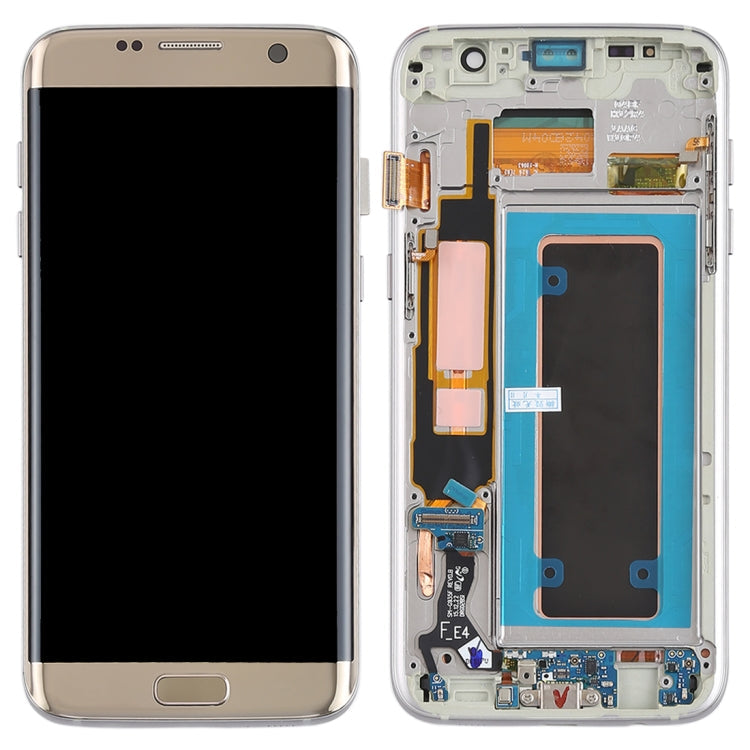 Original Super AMOLED Material LCD Screen and Digitizer Full Assembly(with Frame / Charging Port Flex Cable / Power Button Flex Cable / Volume Button Flex Cable) for Galaxy S7 Edge / G935F / G935FD My Store