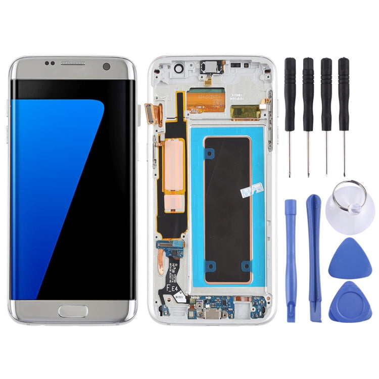 Original Super AMOLED Material LCD Screen and Digitizer Full Assembly(with Frame / Charging Port Flex Cable / Power Button Flex Cable / Volume Button Flex Cable) for Galaxy S7 Edge / G935F / G935FD My Store