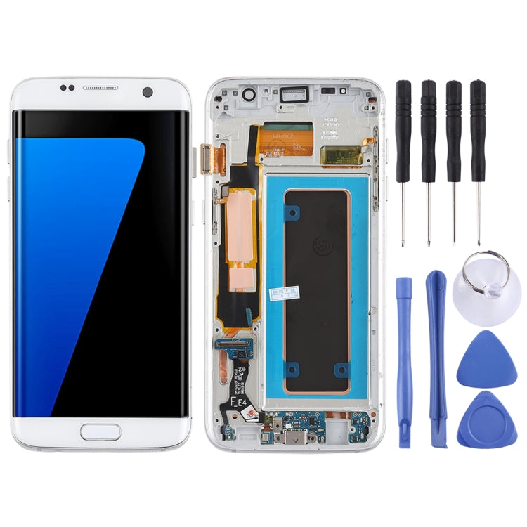 Original Super AMOLED Material LCD Screen and Digitizer Full Assembly(with Frame / Charging Port Flex Cable / Power Button Flex Cable / Volume Button Flex Cable) for Galaxy S7 Edge / G935F / G935FD My Store