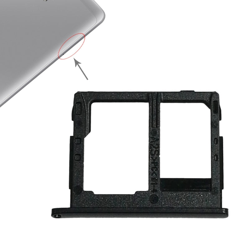 For Galaxy Tab A 8.0 / T380 / T385 SIM Card Tray +  Micro SD Card Tray