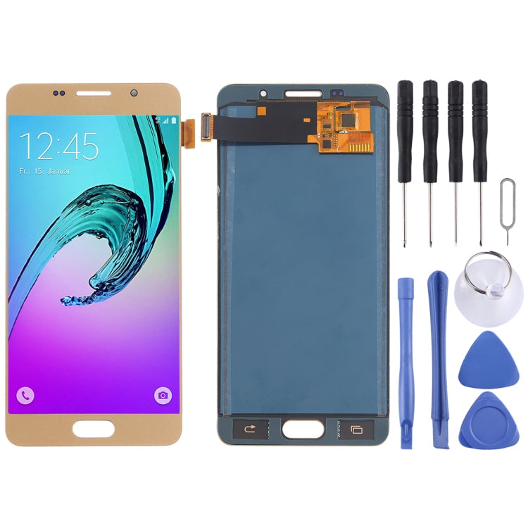 LCD Screen and Digitizer Full Assembly (TFT Material) for Galaxy A5 (2016) / A510