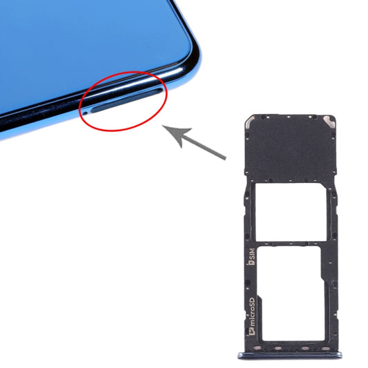 For Galaxy A7 (2018) / A750F SIM Card Tray + Micro SD Card Tray