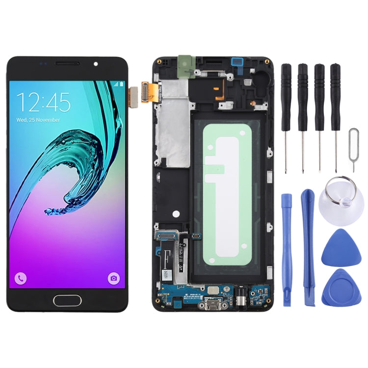 TFT Material LCD Screen and Digitizer Full Assembly with Frame for Galaxy A5 (2016) / A510F My Store