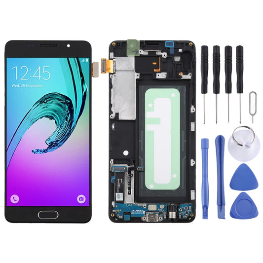 TFT Material LCD Screen and Digitizer Full Assembly with Frame for Galaxy A5 (2016) / A510F