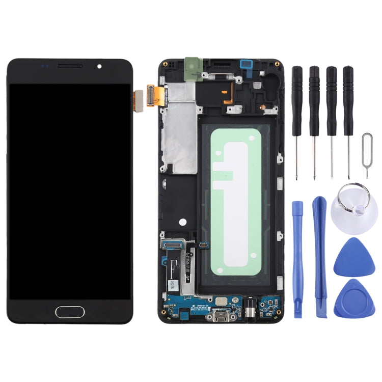 TFT Material LCD Screen and Digitizer Full Assembly with Frame for Galaxy A5 (2016) / A510F My Store