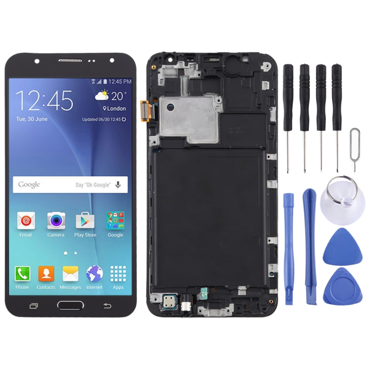 TFT Material LCD Screen and Digitizer Full Assembly with Frame for Galaxy J7 (2015) / J700F