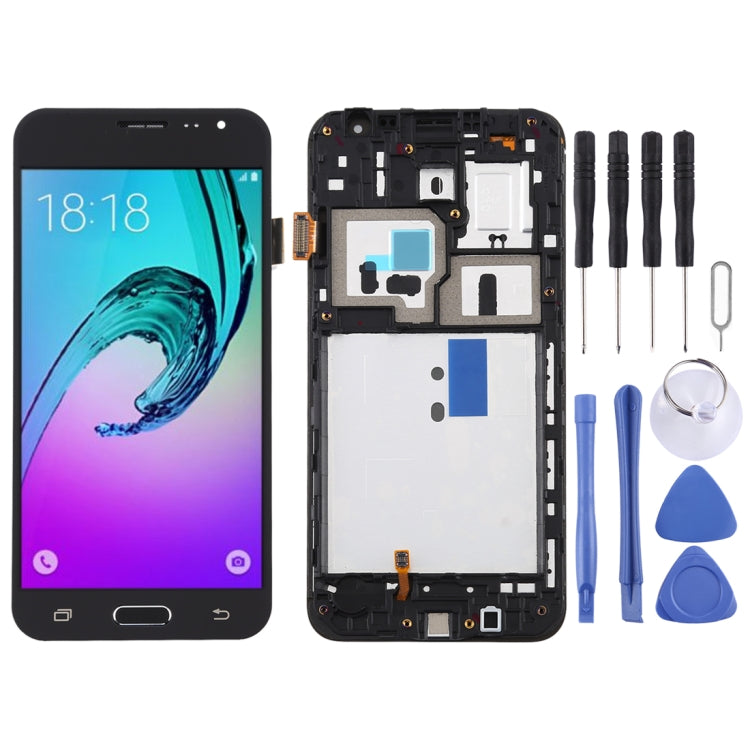 TFT Material LCD Screen and Digitizer Full Assembly with Frame for Galaxy J3 (2016) / J320F My Store