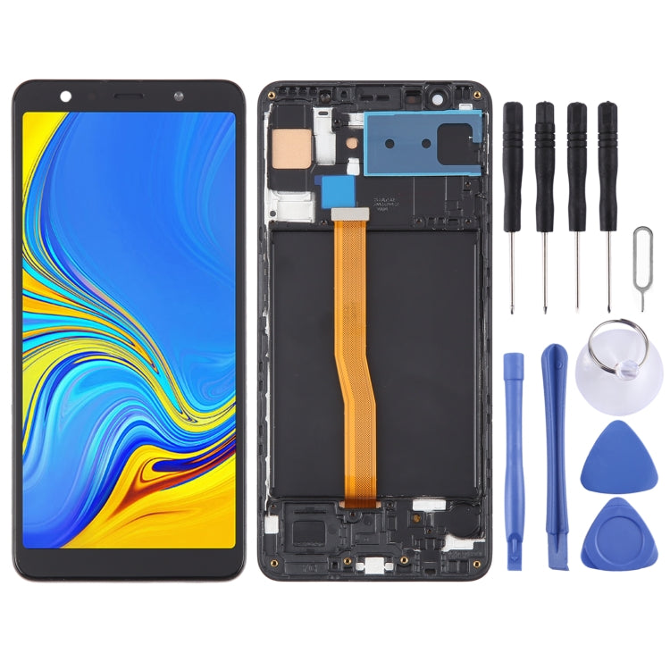 TFT Material LCD Screen and Digitizer Full Assembly With Frame for Samsung Galaxy A7 (2018) / SM-A750F My Store