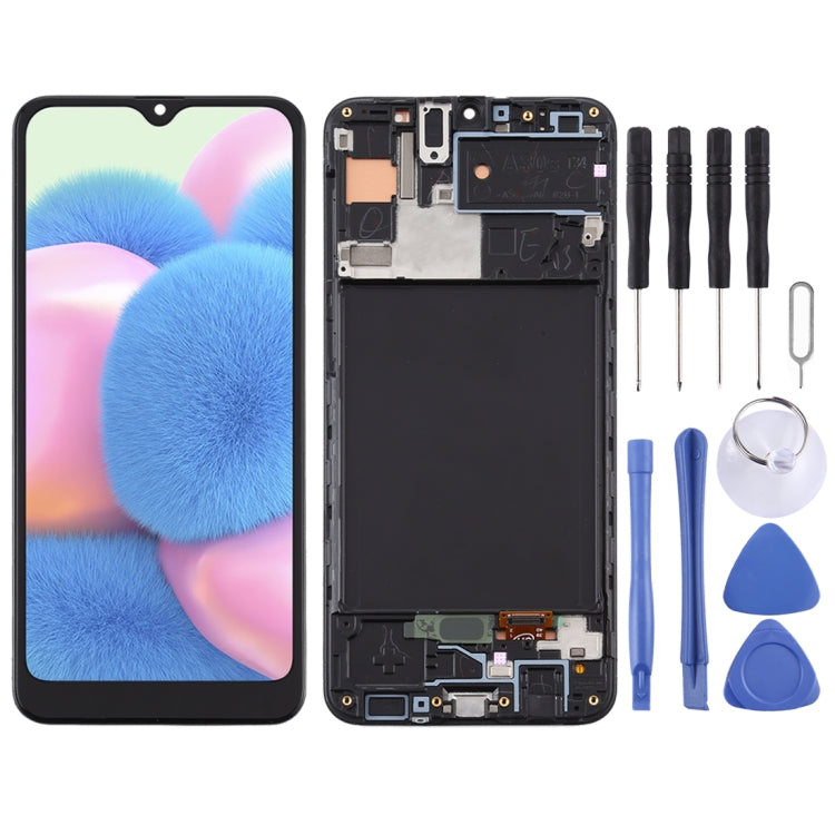 TFT Material LCD Screen and Digitizer Full Assembly With Frame for Samsung Galaxy A30s My Store