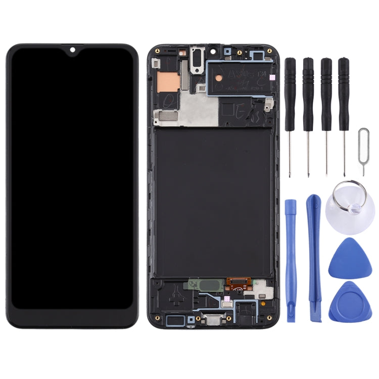 TFT Material LCD Screen and Digitizer Full Assembly With Frame for Samsung Galaxy A30s