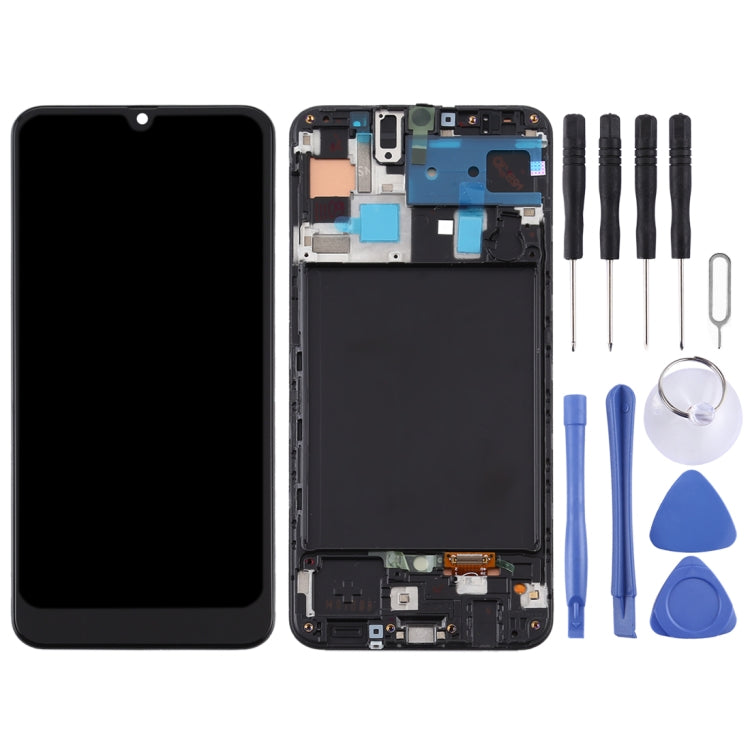 TFT Material LCD Screen and Digitizer Full Assembly With Frame for Samsung Galaxy A50  (Not Supporting Fingerprint Identification)