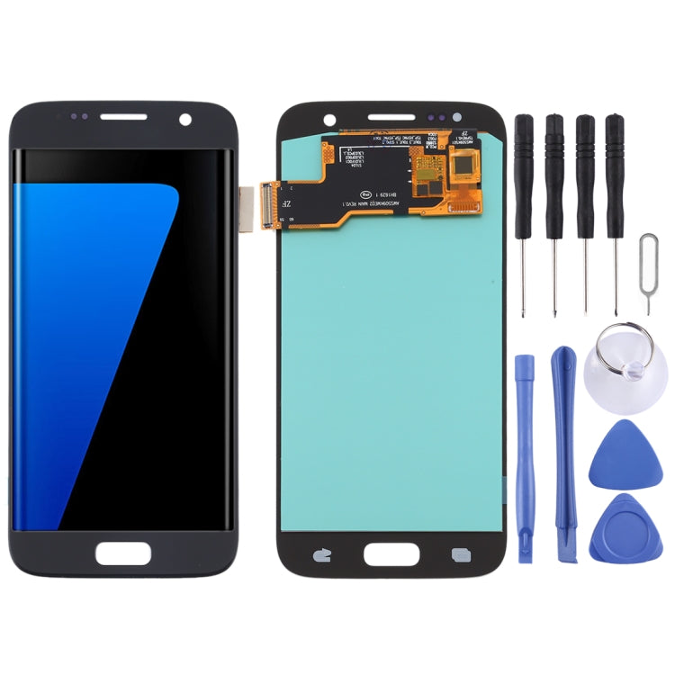 OLED Material LCD Screen and Digitizer Full Assembly for Samsung Galaxy S7