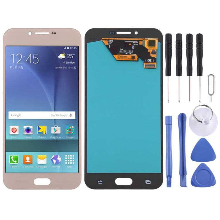 OLED Material LCD Screen and Digitizer Full Assembly for Samsung Galaxy A8 (2016) / SM-A810