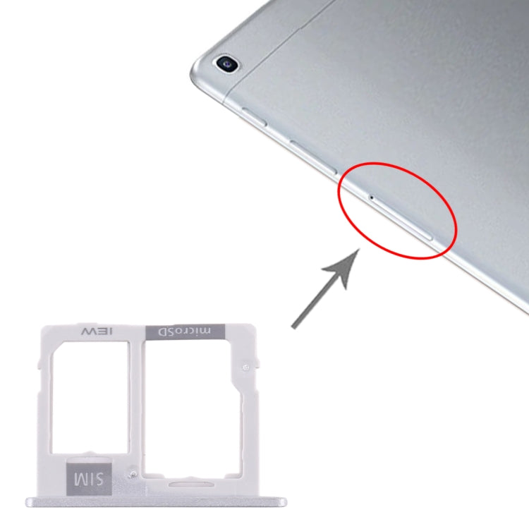 For Samsung Galaxy Tab A 10.1 (2019) / SM-T515 SIM Card Tray + Micro SD Card Tray My Store