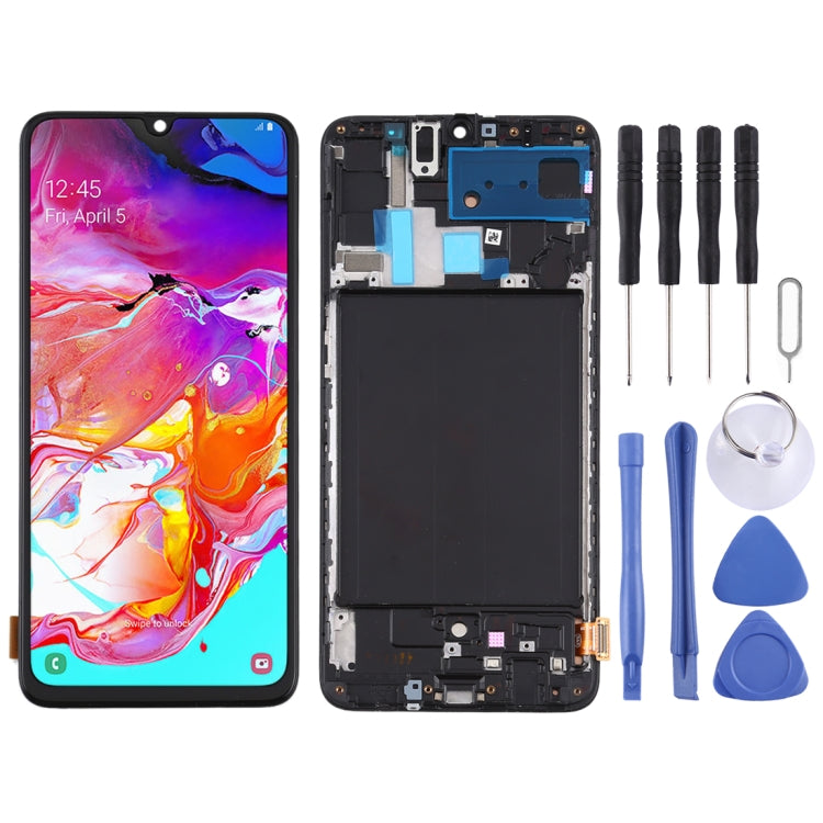 TFT Material LCD Screen and Digitizer Full Assembly With Frame for Samsung Galaxy A70  (Not Supporting Fingerprint Identification) My Store