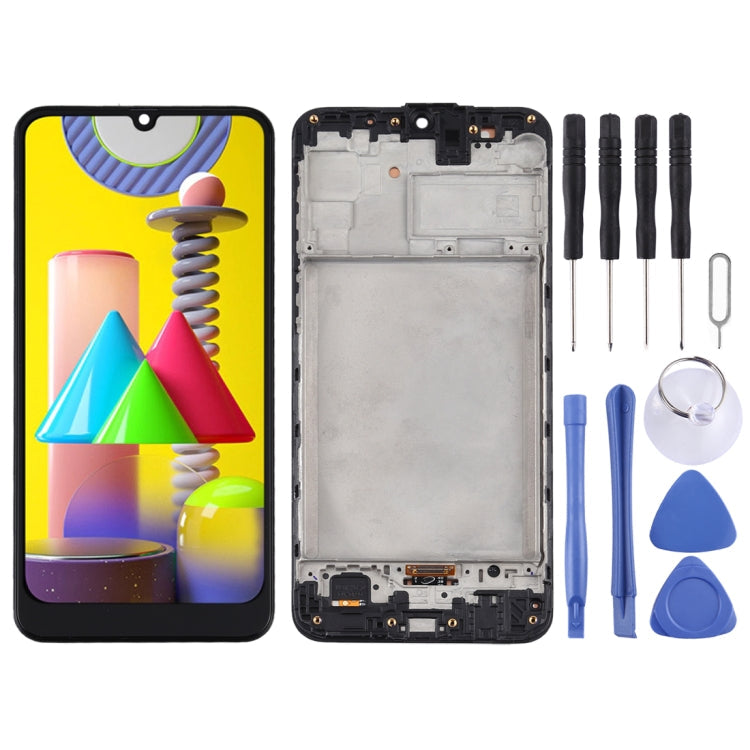 TFT Material LCD Screen and Digitizer Full Assembly with Frame for Samsung Galaxy M31 / Galaxy M31 Prime